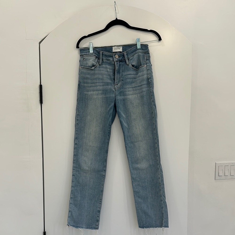 Frame Denim Jeans - Le High Straight - Size 27 - Vintage-Inspired Look
